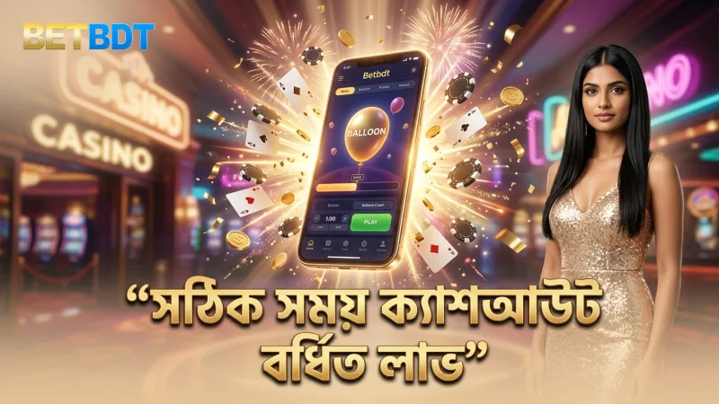 ক্যাশআউটের সঠিক সময় বেলুন ক্র্যাশ খেলায় লাভ বাড়ায়