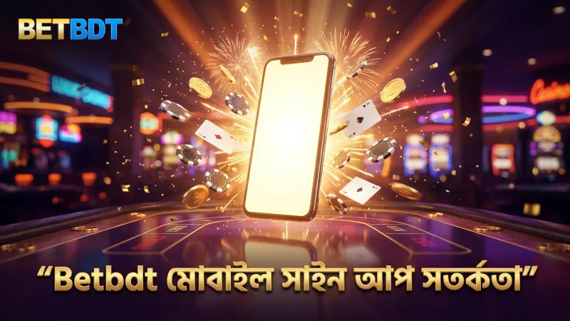 Betbdt ক্যাসিনোর মোবাইল সাইন আপ প্রক্রিয়ায় সচেতনতা জরুরি