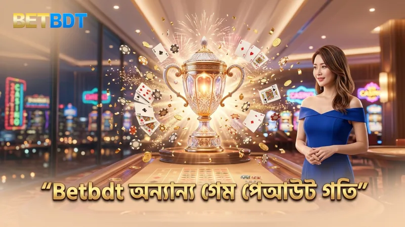 Betbdt-এর অন্যান্য গেমের মাল্টিপ্লায়ার ও পেআউট গতি তুলনা।