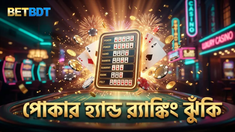 ঝুঁকি কমানোর জন্য পোকার হ্যান্ড র্যাঙ্কিং বুঝতে হবে