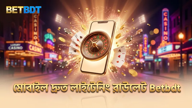 মোবাইল থেকে লাইটেনিং রাউলেট লাইভ দ্রুত খেলার সুবিধা