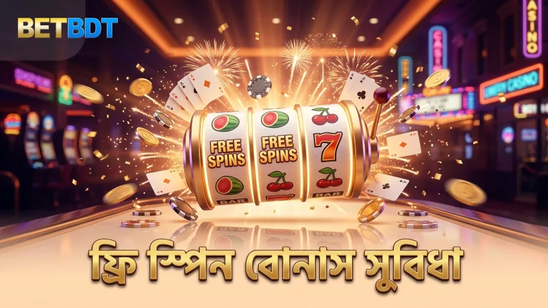 ফ্রি স্পিন বোনাসের মাধ্যমে খেলোয়াড়দের জেতার সুযোগ বাড়ে।