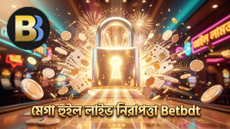 মেগা হুইল লাইভ-এর নিরাপত্তা যাচাই প্রক্রিয়া Betbdt-এ নিশ্চিত।