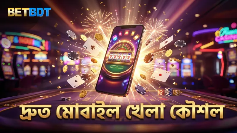 মোবাইল ডিভাইসে মাইনস ক্র্যাশ দ্রুত খেলার সুবিধা ও কৌশল।